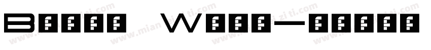 Bukra Wide字体转换